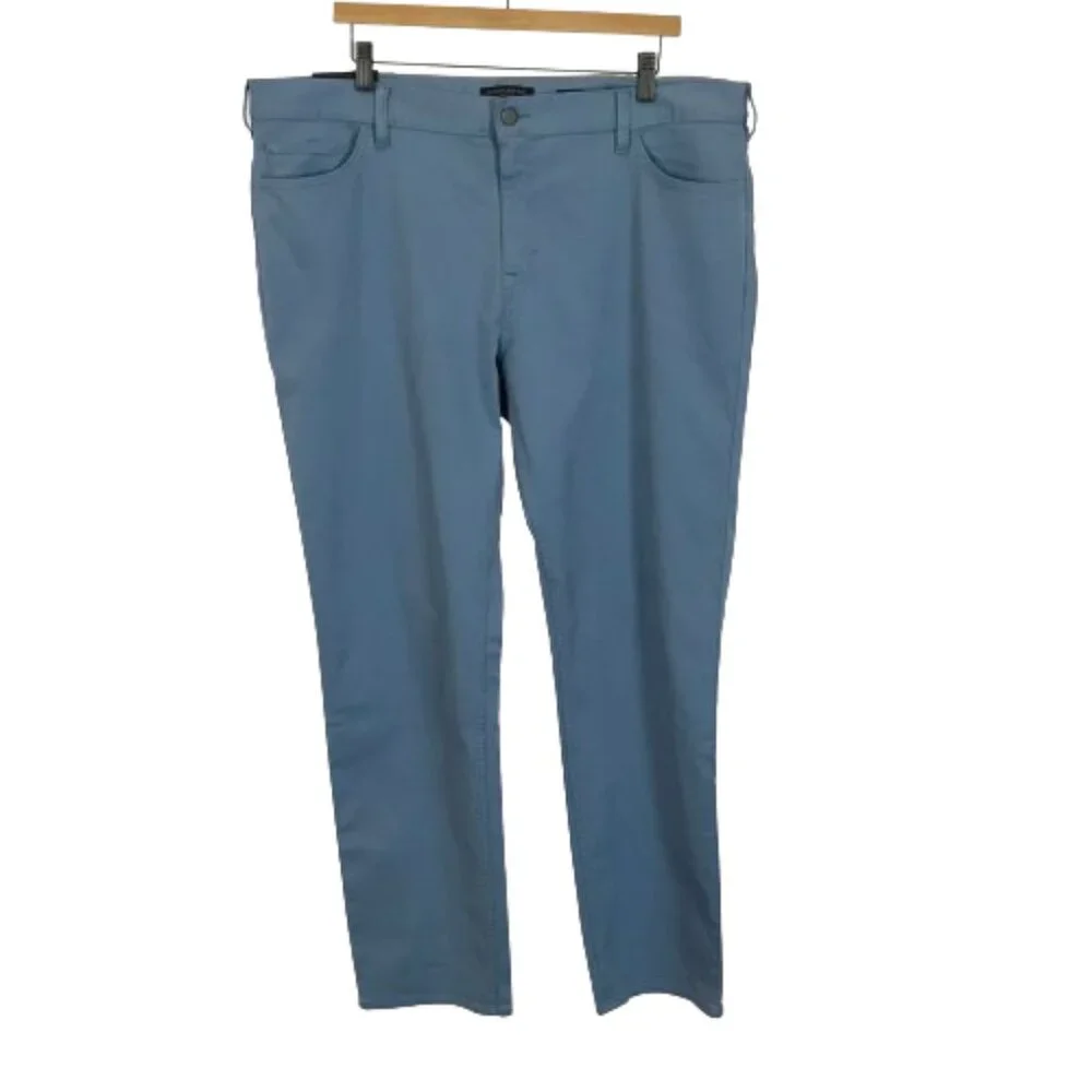 NWT Mens Size 40 40x32 Banana Republic Blue Slim Twill Traveler Pant 2.0 NEW